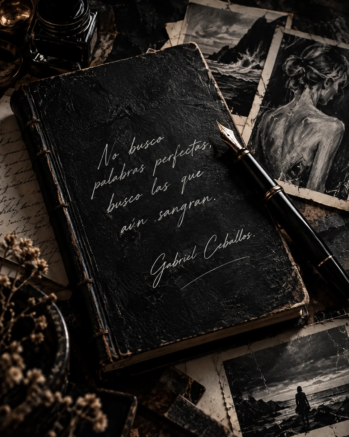 Cuaderno de escritos de Gabriel Ceballos